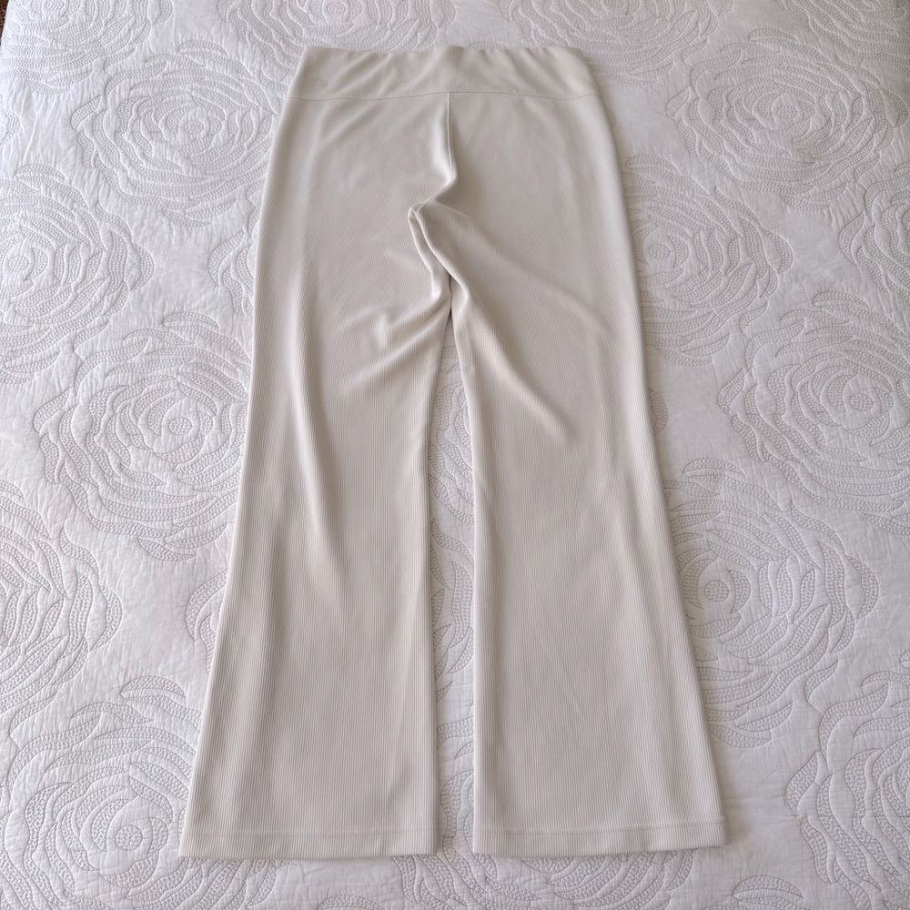 Lululemon - Ribbed Softstreme Flared Pant - Bone - Picture 9 of 13